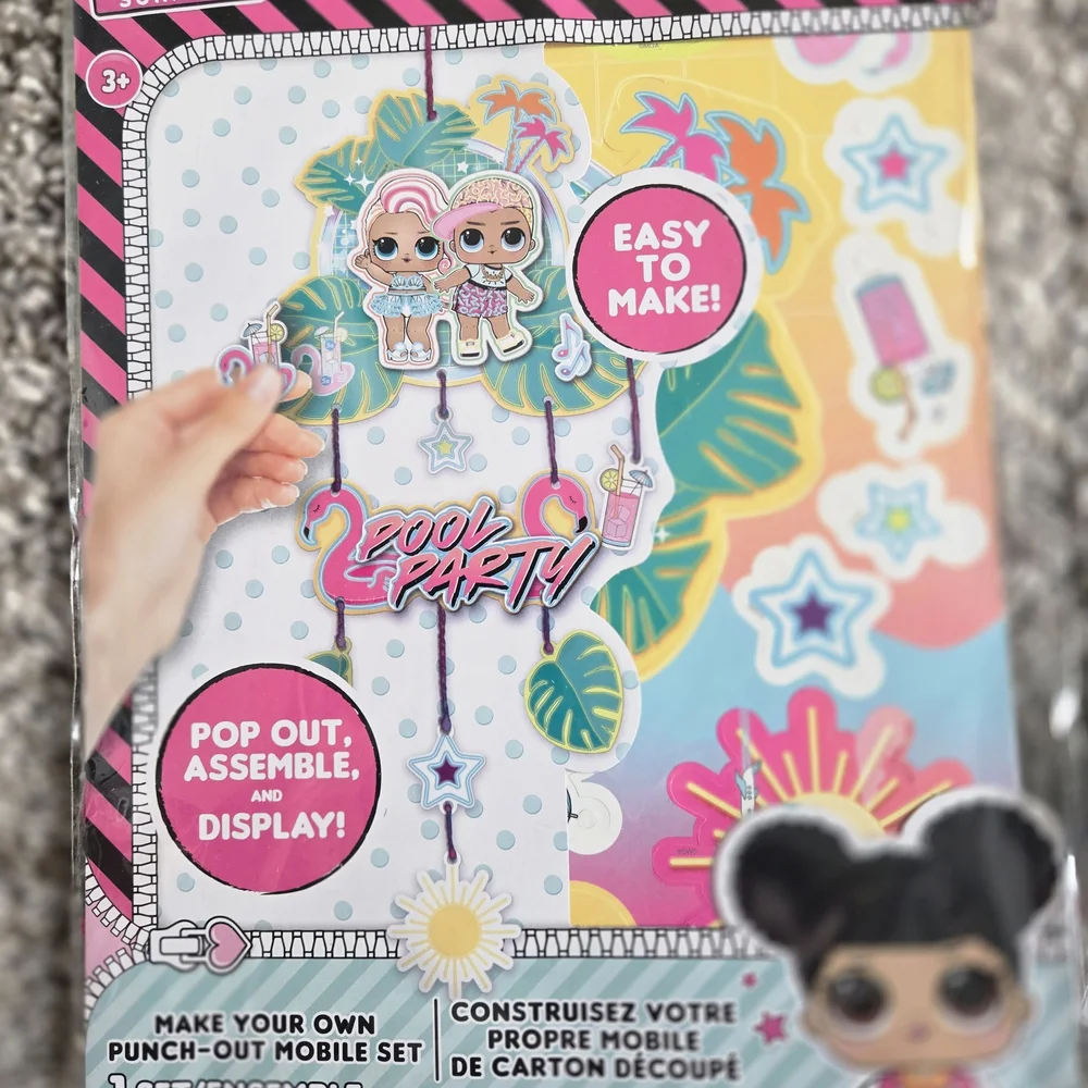 Sleepover Bundle Glow Wearables and Nail Art Set for Kids